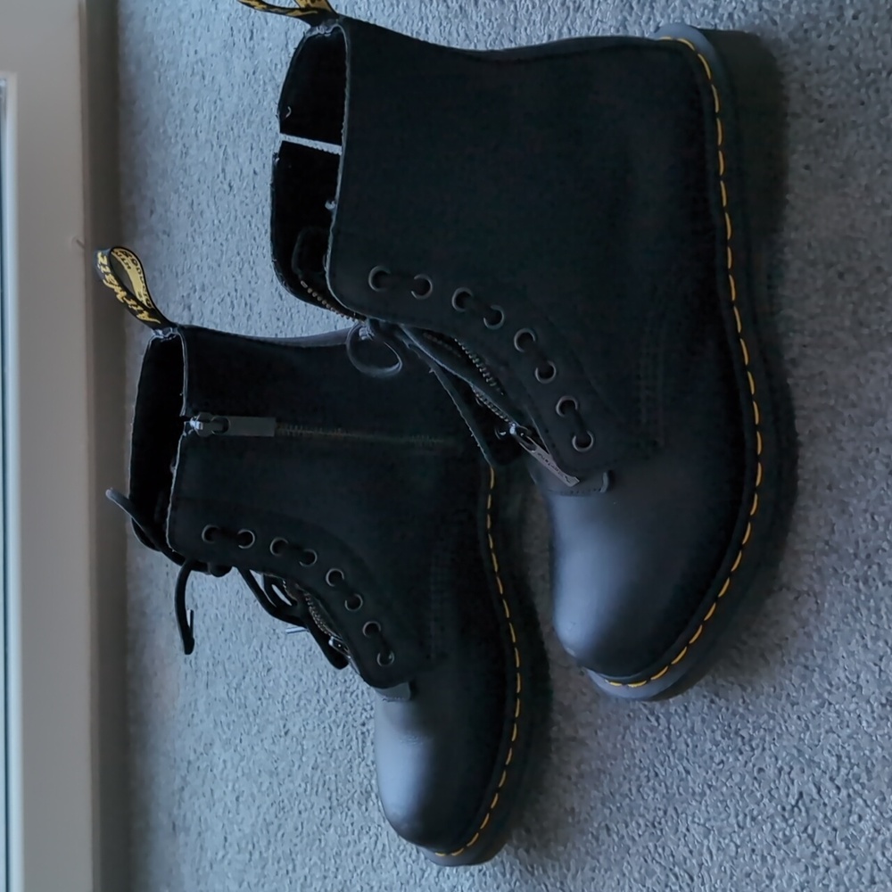 Dr Martens lace & zip-up boots